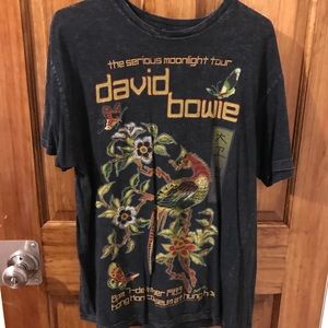 David Bowie tour t-shirt